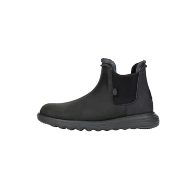 Image of HEYDUDE Branson Classic men&#039;s Mid Boots in Black