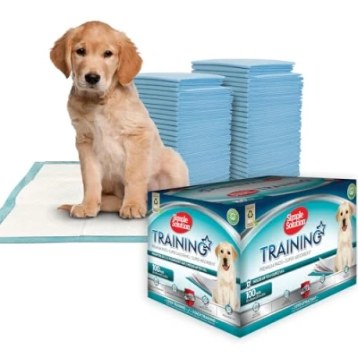 Image of Simple Solution Absorbent Premium Dog and Puppy Training Pads Pack of 100