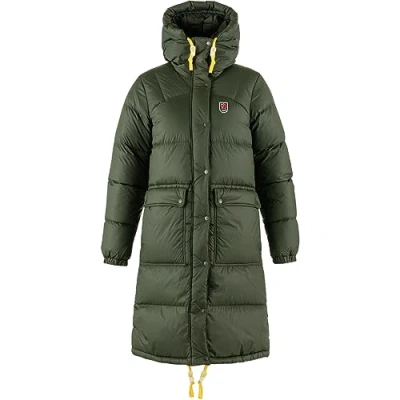 Image of Fjallraven 86126 662 Expedition Long Down Parka W Jacket Women&#039;s Deep Forest Size XS