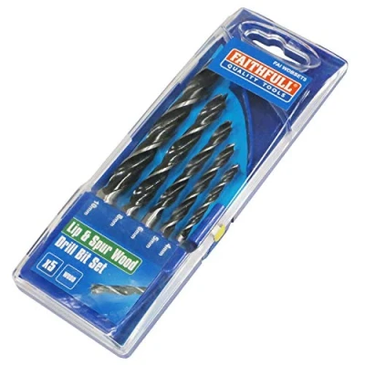 Image of Faithfull Lip &amp; Spur Wood Drillbit (set 5)