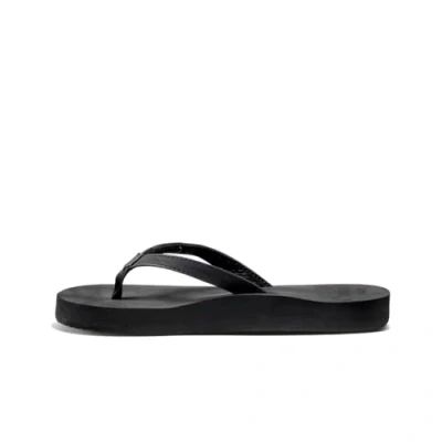 Image of Reef Women&#039;s Cushion Luna Flip Flop, Black/Black, 6 UK