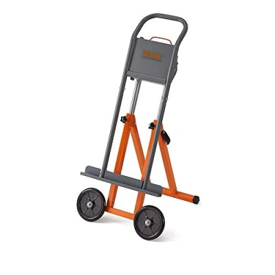 Image of Bora PM 1850 Next Gen Panel Carrier &amp; Saw Feed Stand, Dolly on Wheels, Adjustable Height 710mm to 970mm, 160kg Weight Capacity, Support 2 3 Sheets of Plywood at Once
