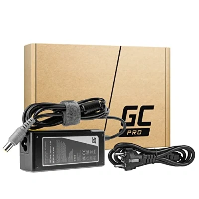 Image of GC PRO Power Supply for Lenovo ThinkPad T410 T420 T510 T520 T530 T60 T61 R60 R61 W510 W520 X201 X220 Laptop Charger with Cable A 90 W)