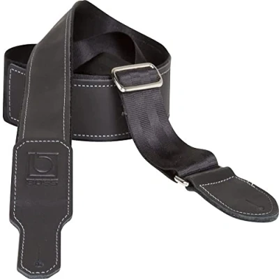 Image of BOSS Bsh 20 Blk Hybrid Instrument Strap, Black, 2 Inch/5Cm Width
