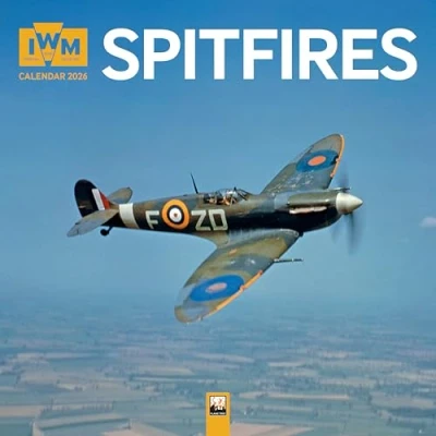 Image of Imperial War Museums: Spitfires Wall Calendar 2026 (Art Calendar)