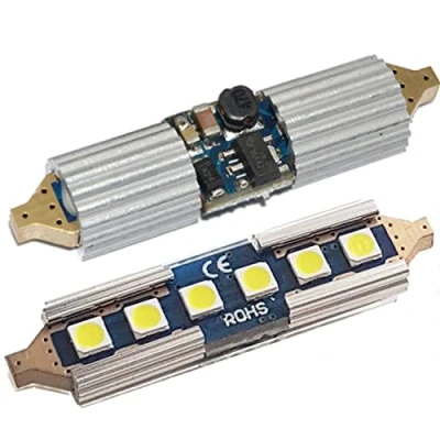 Image of Festoon LED Car Interior Light Bulbs 6 SMD 3014 400LM (39 MM)