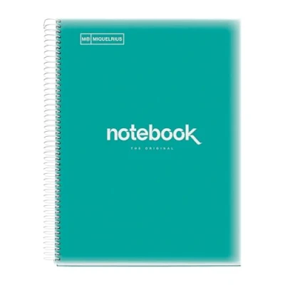 Image of Miquelrius Notebook Spiral 1 Emotions Polypropylene Cover DIN A4 Micro Perforated 80 Sheets