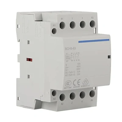 Image of Household AC Contactor, 4P 2NO 2NC 63A 50/60Hz DIN Rail Mount Circuit Breakers (AC230V)