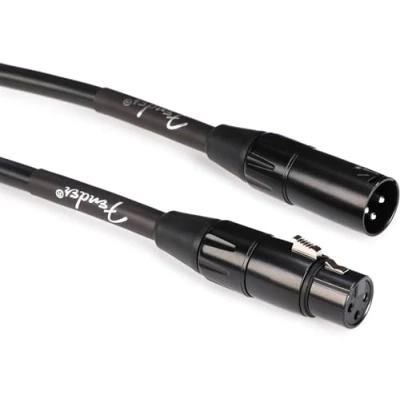 Image of Fender Professional Series Microphone Cable 15 ft XLR/XLR Black