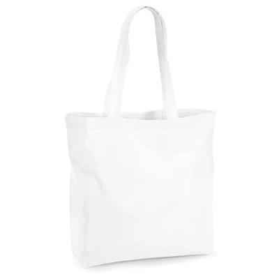 Image of Westford Mill W265 Organic Premium Cotton Maxi Tote White