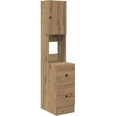 Image of Kitchen Cabinet with Drawer Shelf Storage Door Artisan oak Engineered wood Vidaxl
