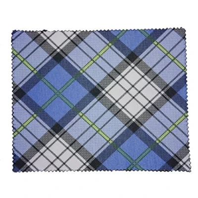Image of x1 Blue Tartan Cloth
