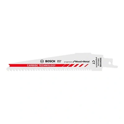 Image of Bosch Professional sabre saw Blade S 956 XHM Progressor for Wood and Metal (Length 150 mm, accessories)