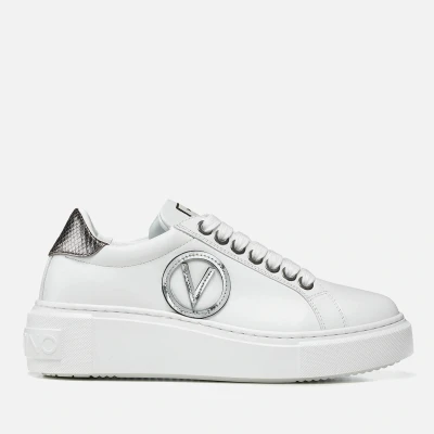 Image of Valentino Women&#039;s Baraga S Leather Flatform Trainers UK 3