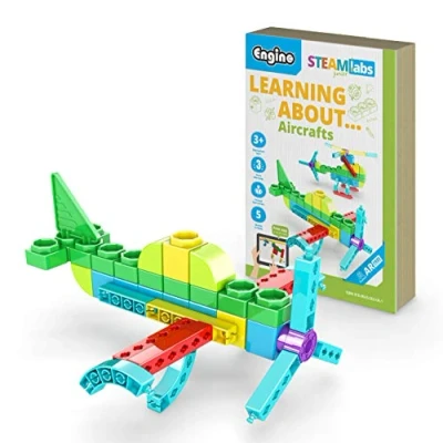 Image of Engino STEAM Labs Toy Book for Learning About Aircrafts