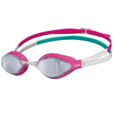 Image of Arena Air Speed Mirror Goggle Silver Pink Multi One Size