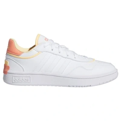 Image of adidas Women&#039;s Hoops 3.0 SE Shoes, Cloud White/Supplier Colour, 4 UK