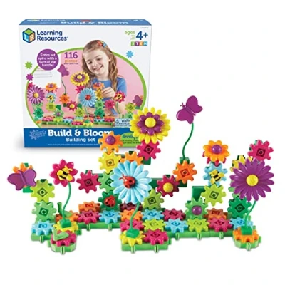 Image of Learning Resources Gears! Build &amp; Bloom Flower Garden