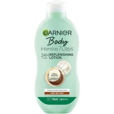 Image of Garnier Intensive 7 Days Shea Butter Body Lotion Dry Skin, with glycerin 400 ml