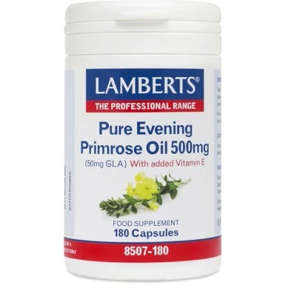 Image of Lamberts Pure Evening Primrose Oil 500mg 180 Capsules
