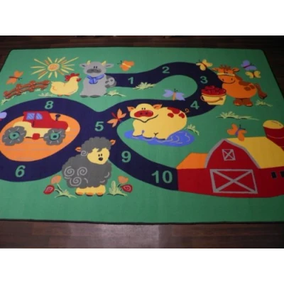 Image of Non Slip Kids Large Play Mat/Rug 200cm x 300cm Hours of Fun Home/School/Nursery Education mats
