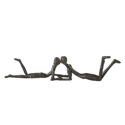 Image of Casablanca modernes Design Sculpture, Iron, Brown, Breite 30 cm