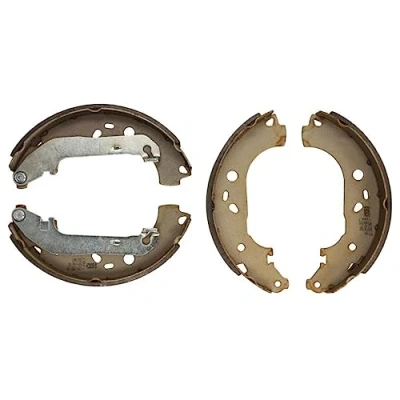 Image of 1365486, 1511233, 2T142200AA, 2T142200AB, 2T142200AC Brake Shoes BOSCH 0 986 487 667 228,6mm 57,3mm Lockheed System FORD: Transit Connect Mk1 Van