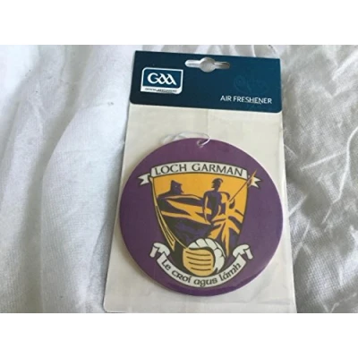 Image of WEXFORD Official GAA IRELAND County round crest air freshener very rare limited stock