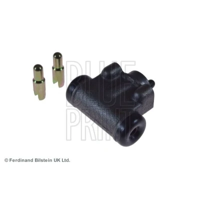 Image of MK326973 Brake Cylinder BLUE PRINT ADC44433 24mm Rear Axle Left, Right Grey Cast Iron