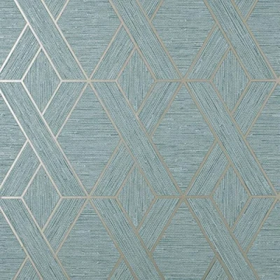 Image of Fine Decor Miya GEO SIDEWALL Teal