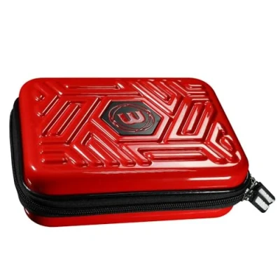 Image of WINMAU Armor G2 Darts Wallet Red Case Holds Fully Assembled and Accessories Impact Proof, Ultra Durable Secure