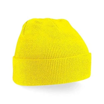 Image of Beechfield Original Cuffed Beanie Yellow