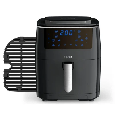 Image of Tefal FW201827 EasyFry 3in1 Digital Air Fryer Grill &amp; Steamer 6.2L Black
