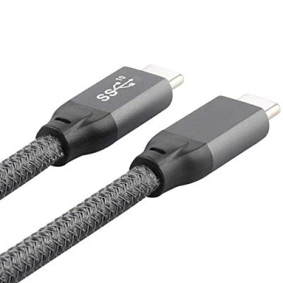 Image of 10Gbps USB C 3.1 Type Gen2 Male to Data Video 100W Cable with E Marker for Tablet &amp; Phone Laptop (0.5M)