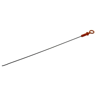 Image of 045115611, 45115611 Oil Dipstick FEBI BILSTEIN 38796 red SEAT: Ibiza 3, 4, SKODA: Fabia 2, VOLKSWAGEN: Lupo / 3L