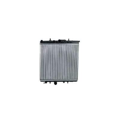 Image of 133037, 1330B4, 1330F9, 1330H2, 1331X5 Engine radiator NRF 509523A Aluminium 395mm 380mm 23mm Mechanically jointed cooling fins PEUGEOT: 206 Hatchback