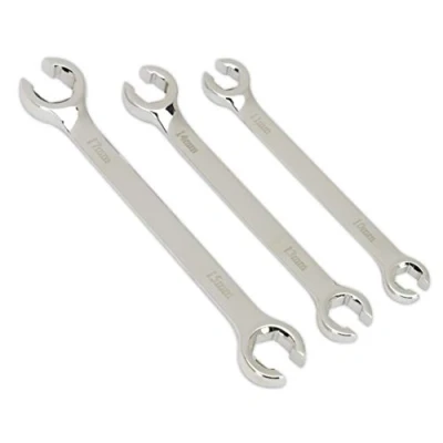 Image of Sealey Premier Flare Nut Spanner Set 3pc Metric