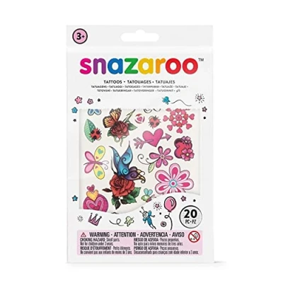 Image of Snazaroo Face Paint Temporary Tattoo Set, Girls Fantasy