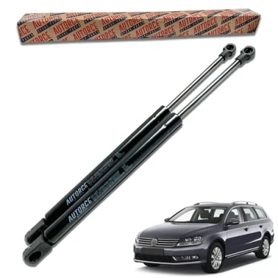 Image of AUTORCE 2 Pcs Rear Tailgate Boot Gas Struts Intended For VW Passat B7 (365) Variant Alltrack Box Body/Estate (2010 2014) 105 300 PS/HP Lift Support Shock Absorber System 460 (N) 455 MM 3AF827550A