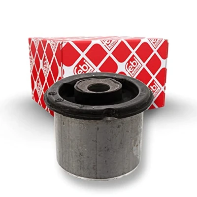 Image of 95534124203, 95534124204 Arm Bushes FEBI BILSTEIN 38811 Front Axle Left, Rear, outer, Right 72mm Elastomer VOLKSWAGEN: Touareg I, AUDI: Q7