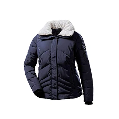 Image of STOY Women&#039;s WMN Quilted JCKT A Jacket in Down Look, Dark Navy, 46