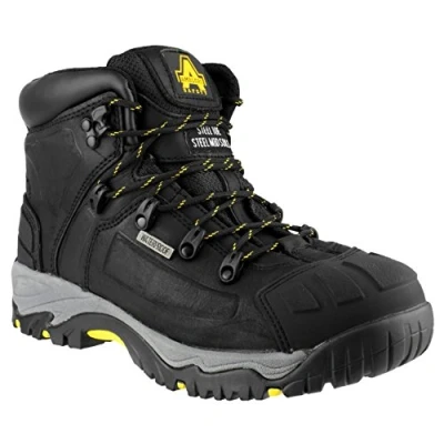 Image of Amblers Safety Quarry Mens Boots Black 10 UK