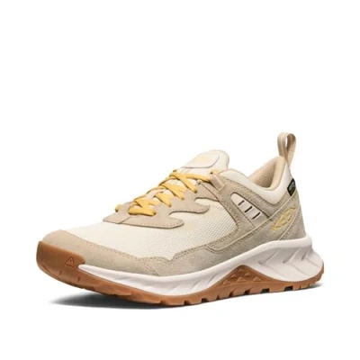 Image of KEEN Women&#039;s Hightrail Waterproof Hiking Shoes, Birch/Daffodil, 7.5 UK