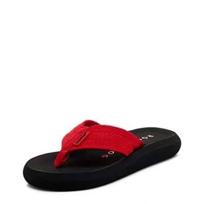 Image of Rocket Dog Women&#039;s Sunset Flip Flop, Red, 7 UK