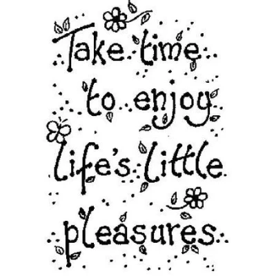 Image of Celebration and Occasion Stamps Take Time Stamp, Black