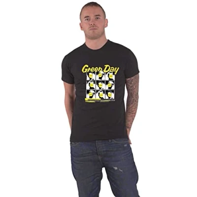 Image of Green Day T Shirt Nimrod Band Logo Official Unisex Black M