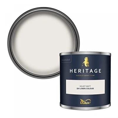 Image of Dulux Trade Heritage Velvet Matt Emulsion DH Linen (1 Litre)