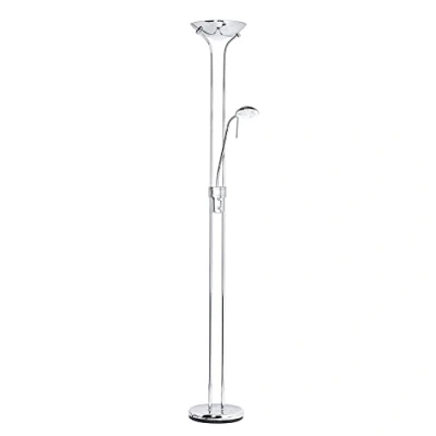 Image of LITECRAFT Mother &amp; Child Floor Lamp 2 Arm with Bulbs (Polished Chrome)