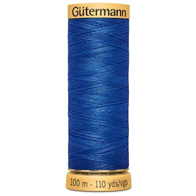 Image of Gutermann Natural Cotton Thread 110 Yards Royal Blue