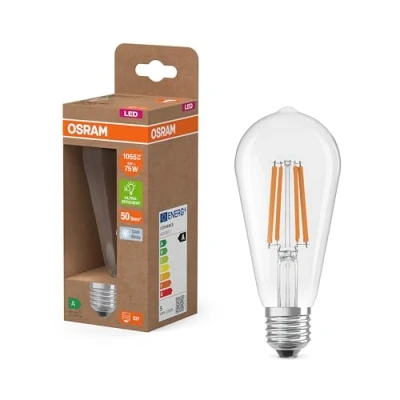 Image of OSRAM LED bulb Edison E27 5W filament 4,000K